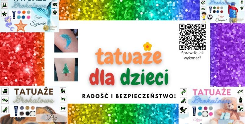 Tatuaże Brokatowe - TatuazeDlaDzieci.pl