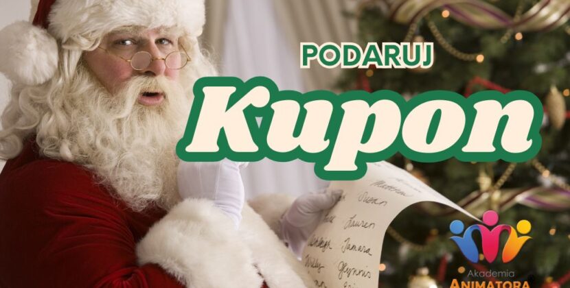 Kupon Prezentowy na Kurs Animatora – świąteczny prezent z efektem na całe życie