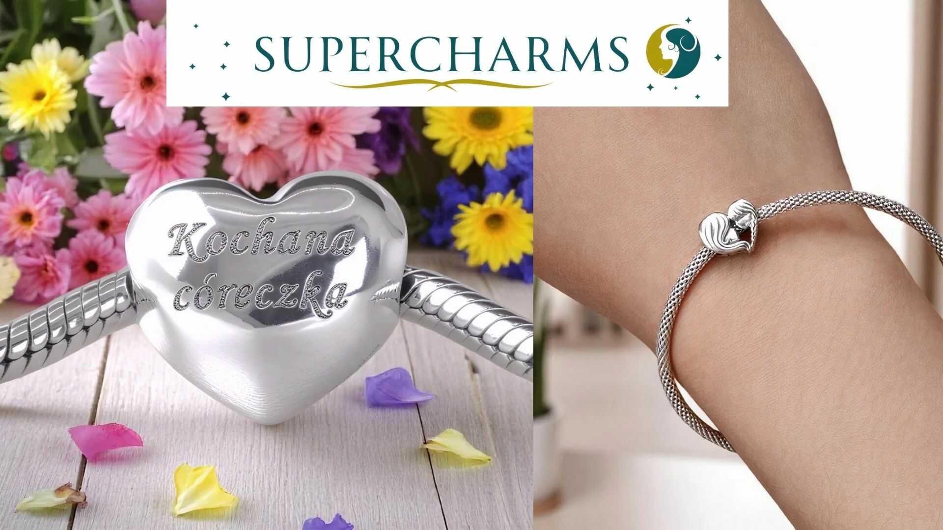 Biżuteria srebrna z charmsami do bransoletek modułowych